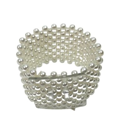 Bracelet de Perle Blanc