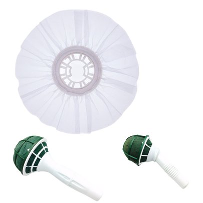 Collerette bouquet de mariée tulle blanc