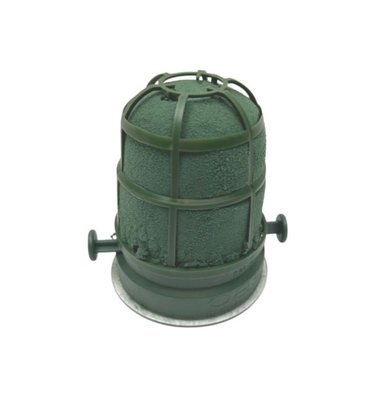 Base décor de voiture PM avec ventouse OASIS mousse grillagée (cage).Auto corso.