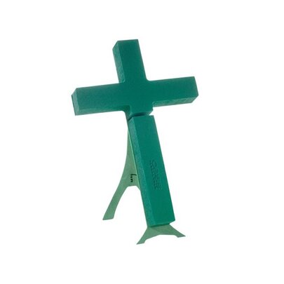 Croix en mousse OASIS Bioline pour fleurs fraiches sur pied.