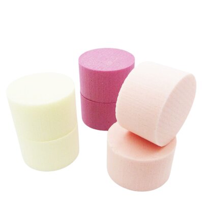 Lot de 6 cylindres OASIS par 6 pièces coloris Pastels