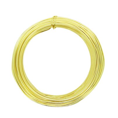 Fil alu déco métallique OASIS grand métrage coloris Or 2 mm 