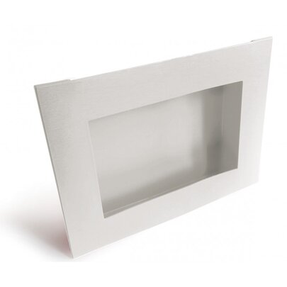 Cadre végétal rectangle à garnir coloris Blanc.