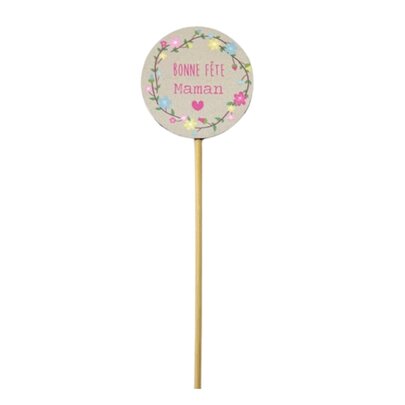 Pique Bonne fête maman x 1
