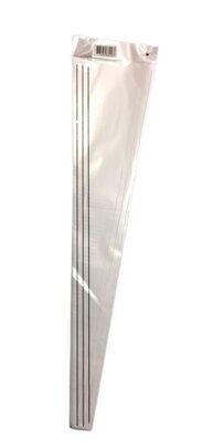 Cellophane housse (cône) pour 1 rose par 50 pièces (54 x 12 x 3 ))