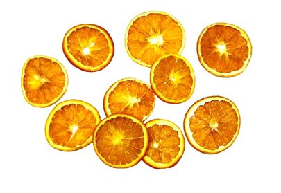 Tranches d'orange séchées x 10 