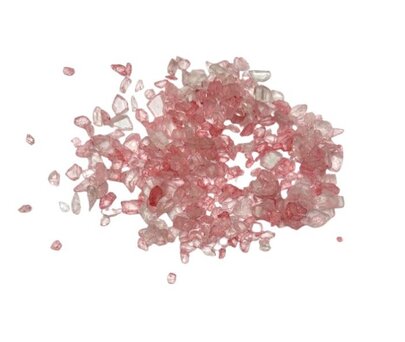 Pierre de verre par 500 grs Rose 