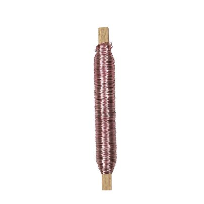 Bobine fil de fer 100 gr coloris Rose tendre