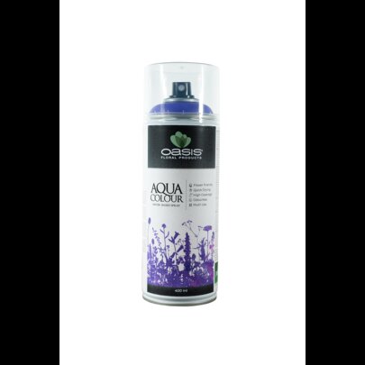 Bombe (spray) de peinture florale Bleu foncé Ultra marine OASIS Aqua color