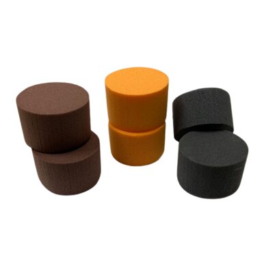 Lot de 6 cylindres OASIS par 6 pièces coloris Automne