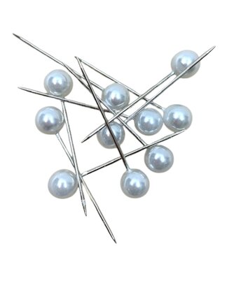 Epingle à tête XXL coloris Blanc 10 pces Diam 15 mm x 75 mm