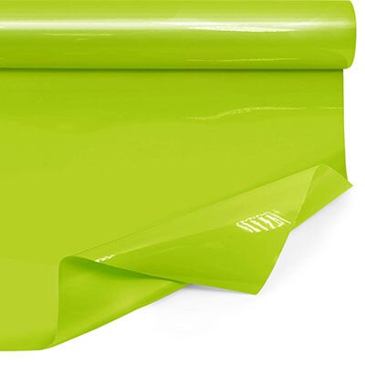 Rouleau polypro vert brillant 0,70 x 50 M. (Petit prix)