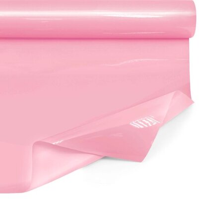 Rouleau polypro rose brillant 0,70 x 50 M. (Petit prix)