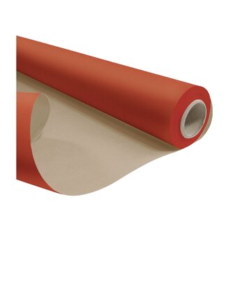 Rouleau kraft naturel résistant à l'eau 0.79x25 m rouge (petit prix).