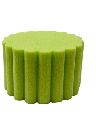 Cylindre cannelé OASIS coloris Vert Anis x 1