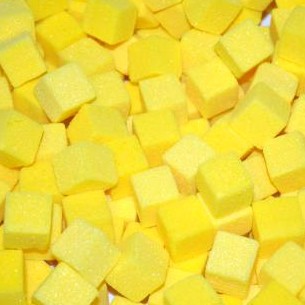 Mini cube OASIS coloris JAUNE SOLEIL