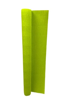 Papier Crépon Vert Anis