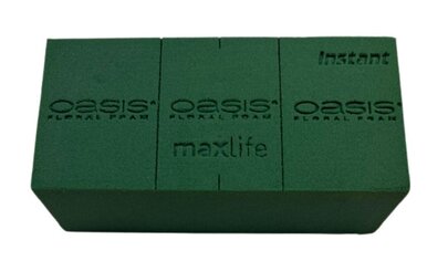 Brique de mousse pour fleurs fraiches OASIS Instant 