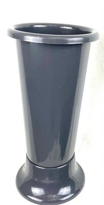 Vase PVC couleur gris 45 cm