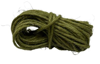 Ficelle de Jute x 10 M couleur vert Olive.