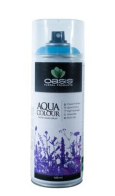 Bombe (spray) de peinture florale Bleu Océan OASIS Aqua color