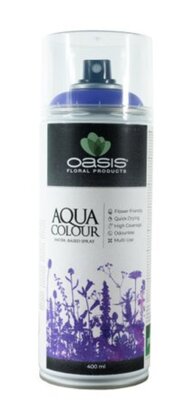 Bombe (spray) de peinture florale Bleu foncé Ultra marine OASIS Aqua color