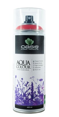 Bombe (spray) de peinture florale Rouge Aqua color