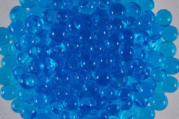Bille de gel ( Perle d 'eau ) coloris bleu A HYDRATER  par 20
